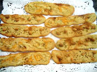 Rosquilletas de cacahuete y de queso