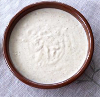 Salmorejo blanco