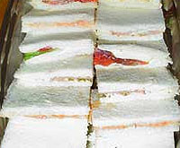Sándwich de calabacín y queso  