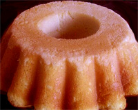 Savarín de queso y naranja