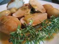 Solomillo al aroma de romero