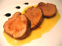 Solomillo en salsa de albaricoques