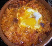 Sopa de ajo castellana