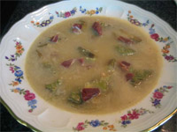 Sopa de alcachofas
