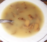 Sopa de champiñones
