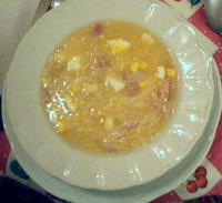 Sopa de menudillos
