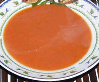 Sopa de tomate Tetuani