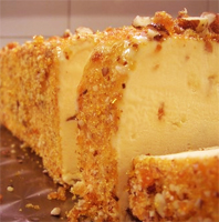 Tarta de boniato y almendras