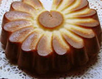 Tarta de castañas y peras