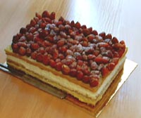 Tarta de fresas