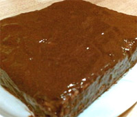 Tarta de galletas con chocolate
