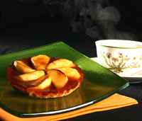 Tarta de manzana con agar agar