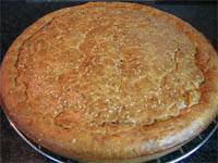 Tarta de queso azul y nueces