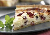 Tarta de queso con arándanos 