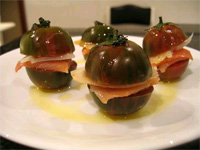 Tomatitos tigre con ahumados