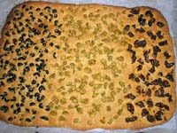Torta de romero y aceitunas