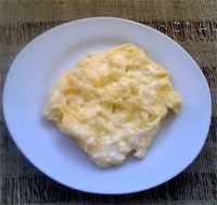 Tortilla de queso en microondas