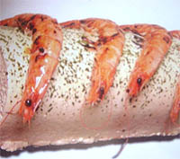 Tronco de gambas al ajillo