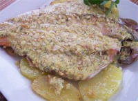 Truchas con almendras